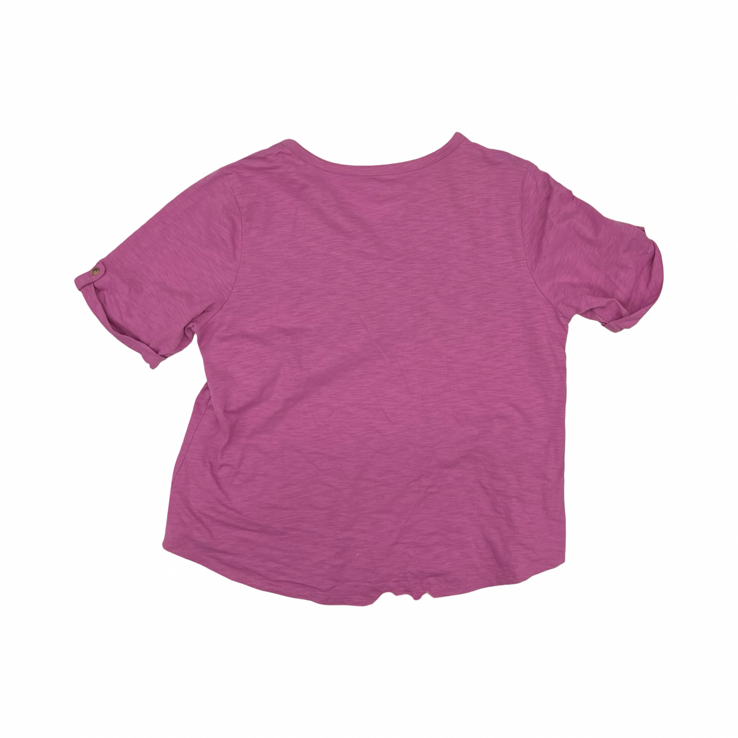 Top Ss By Croft And Barrow In Pink, Size:Xxl