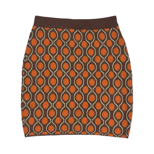 Skirt Mini & Short By Princess Polly In Brown & Orange, Size:S