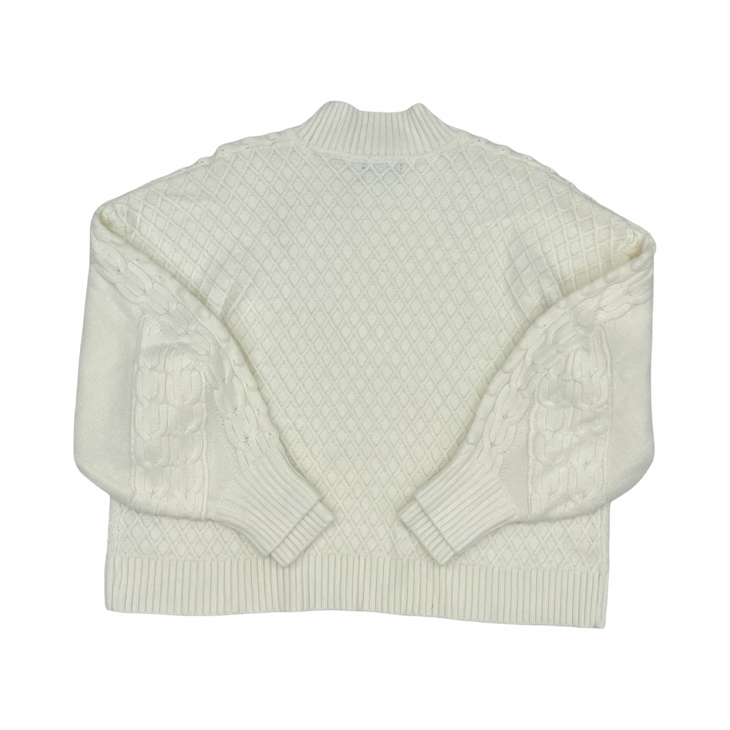 Sweater Designer By Karl Lagerfeld In Cream, Size:Xl