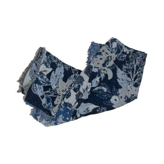 Shawl By Christopher And Banks In Blue & White, Size:Osfm