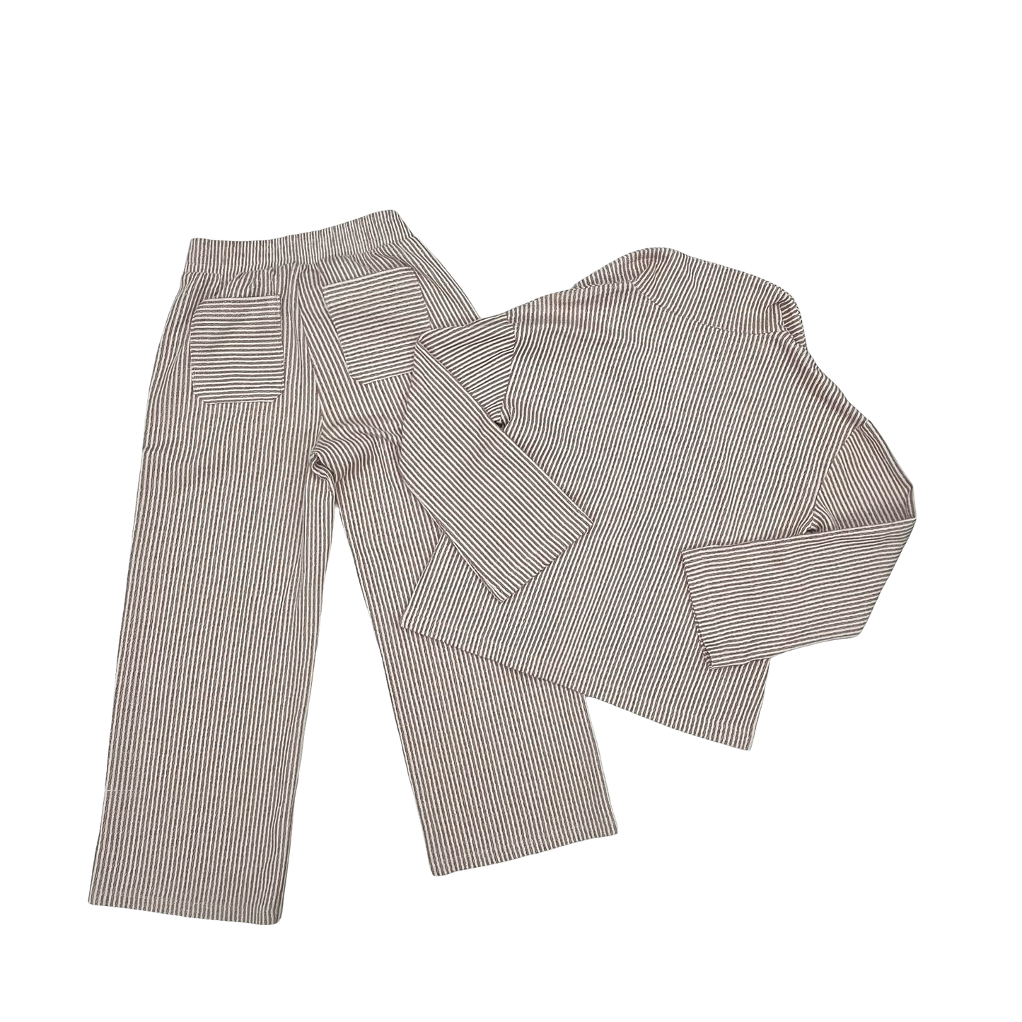 Pants Set 2Pc By Loft In Cream & Orange, Size:Xs