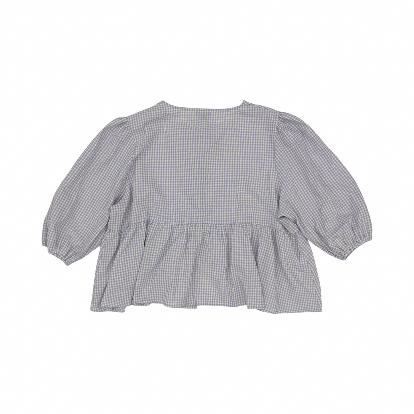 Blouse Ls By Boohoo Boutique In Purple & White, Size:2X