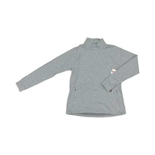 Athletic Top Ls Collar By Kyodan In Grey, Size:M
