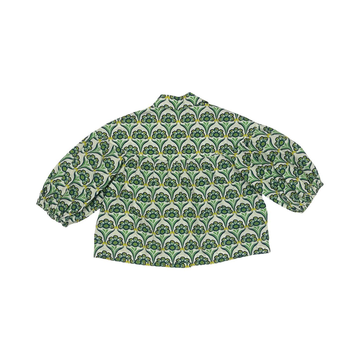 Top Ss By Maeve In Cream & Green, Size:S