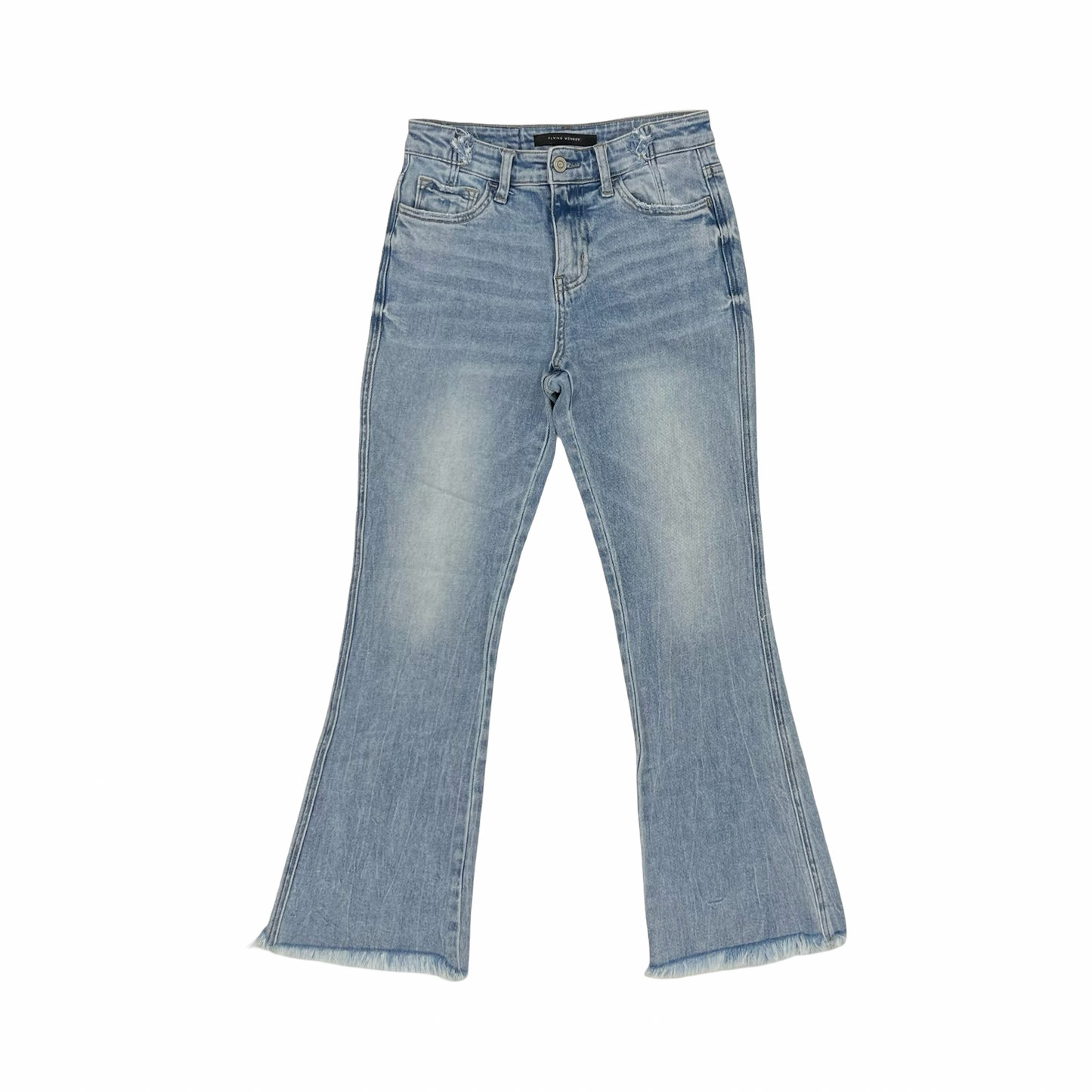 Jeans Flared By Flying Monkey In Blue Denim, Size:0