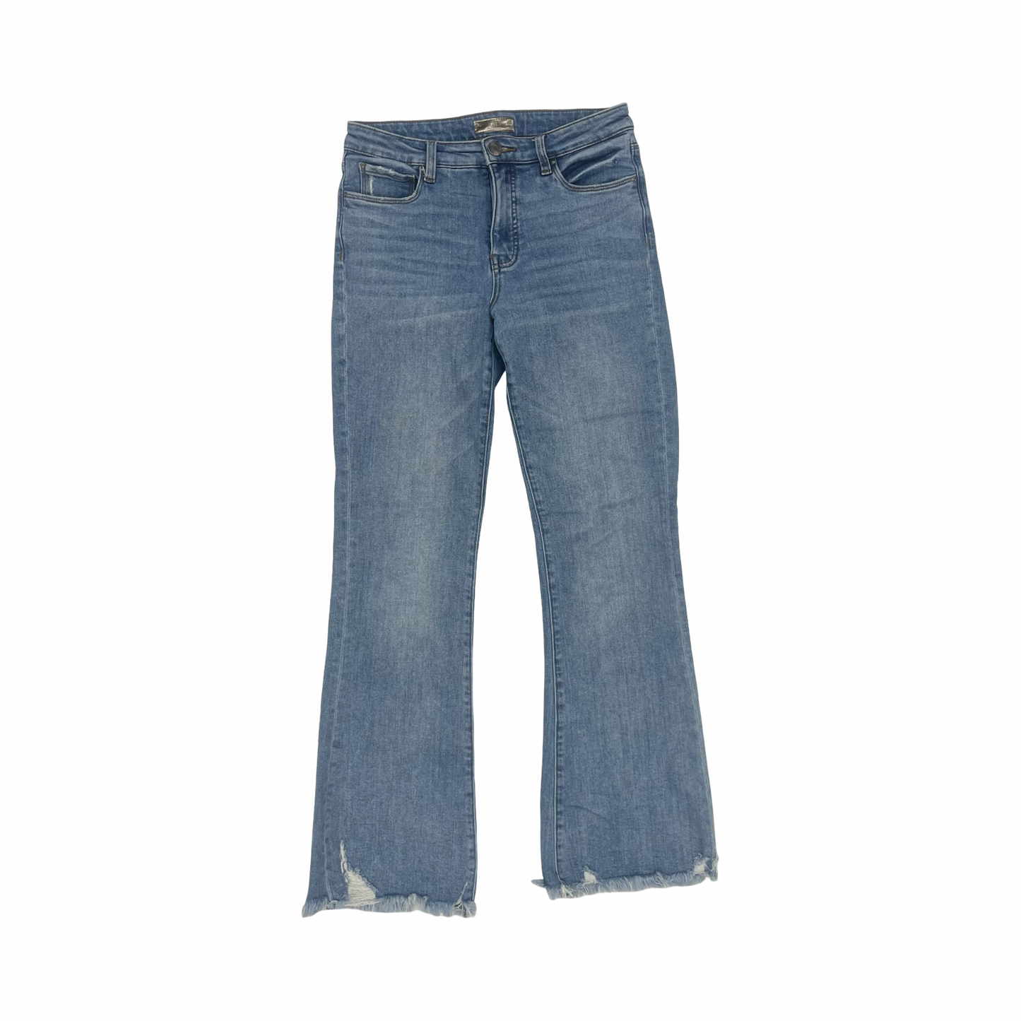 Jeans Flared By Kut In Blue Denim, Size:4