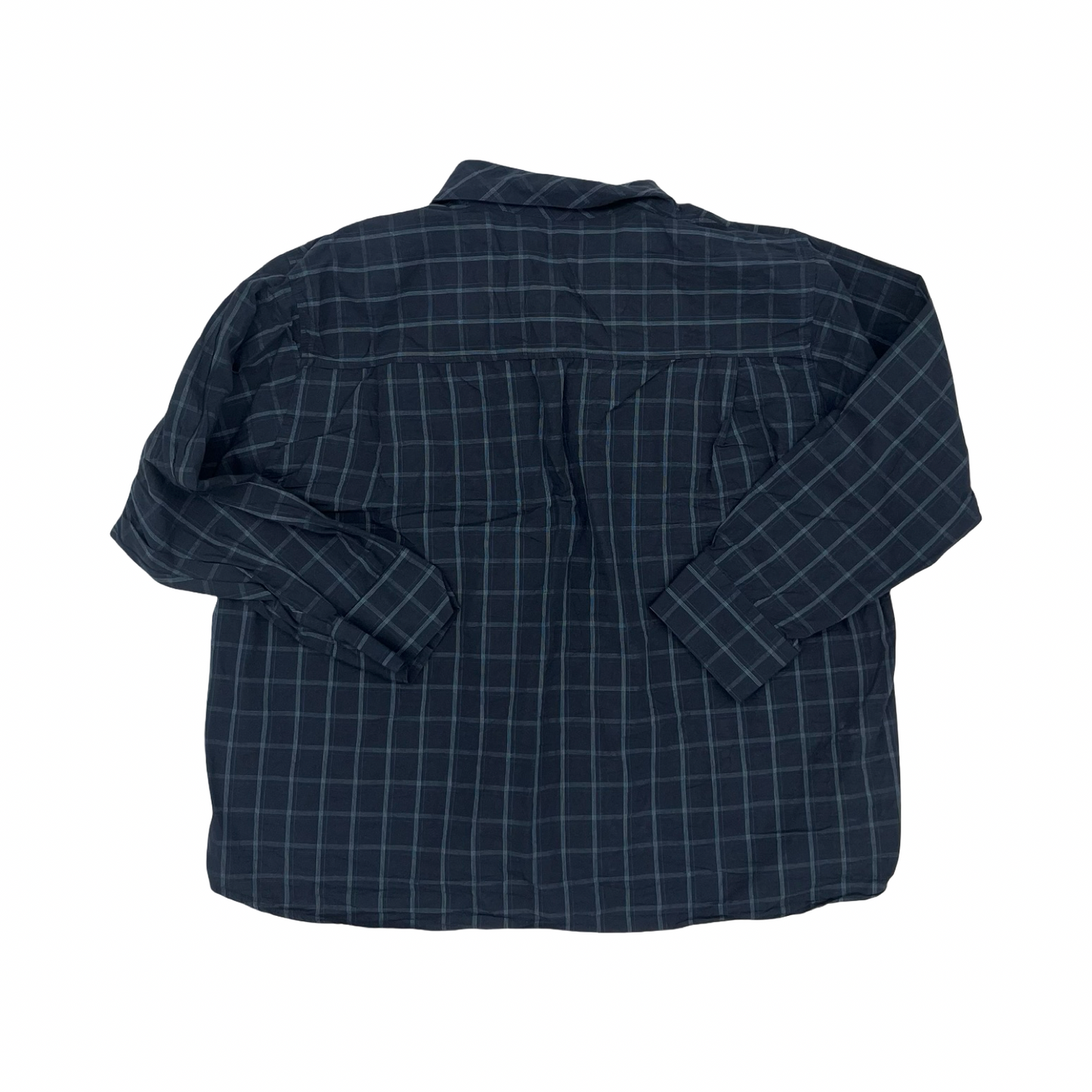 Blouse Ls By Zara In Navy, Size:Xl