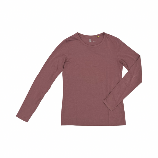 Athletic Top Ls Crewneck By Clothes Mentor In Mauve, Size:S
