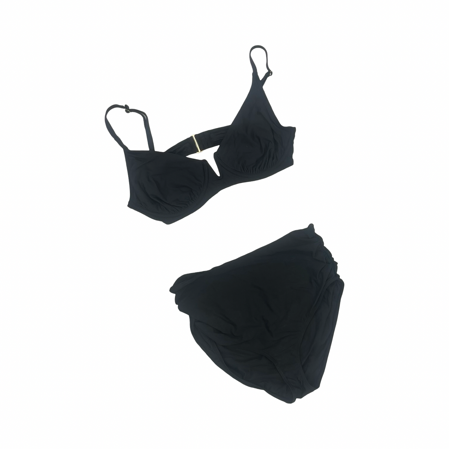 Swimsuit 2Pc By Anne Cole In Black, Size:L