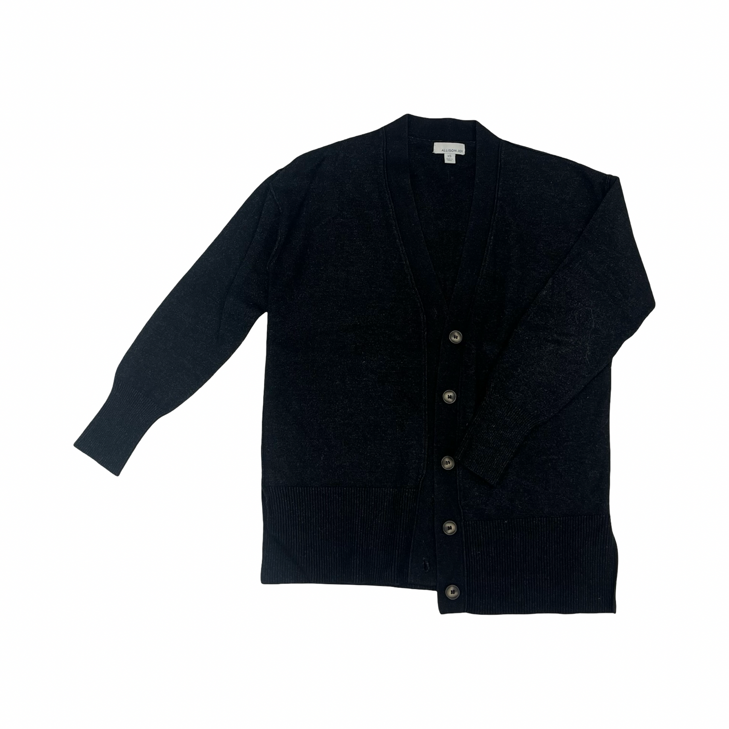 Sweater Cardigan By Allison Joy In Grey, Size:Xs