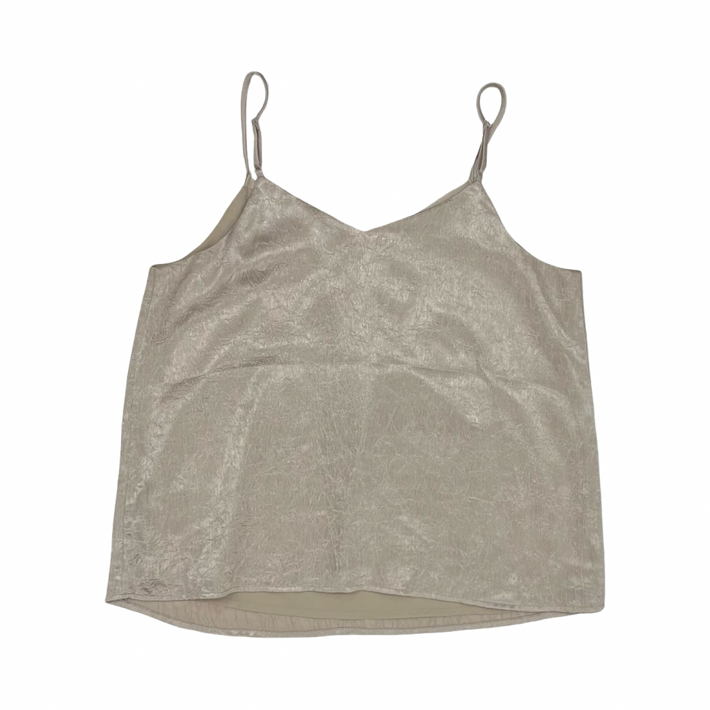 Blouse Sleeveless By Skies Are Blue In Tan, Size:M