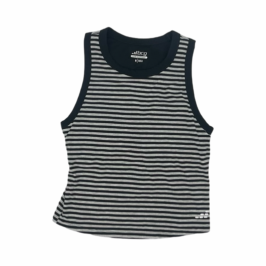 Tank Top By Bcg In Black & Grey, Size:S