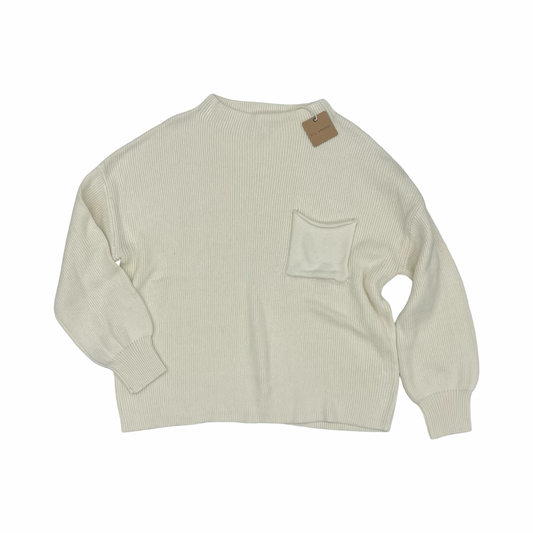 Sweater By Blu Pepper In Cream, Size:L