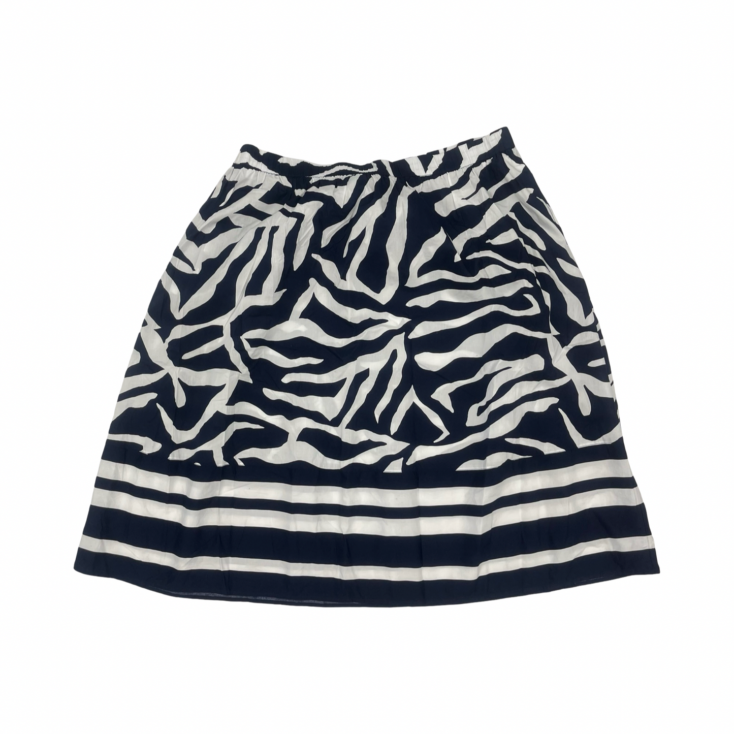 Skirt Midi By Lane Bryant In Blue & White, Size:3X