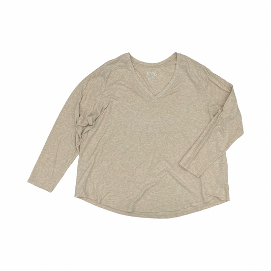 Top Ls By Terra & Sky In Tan, Size:2X