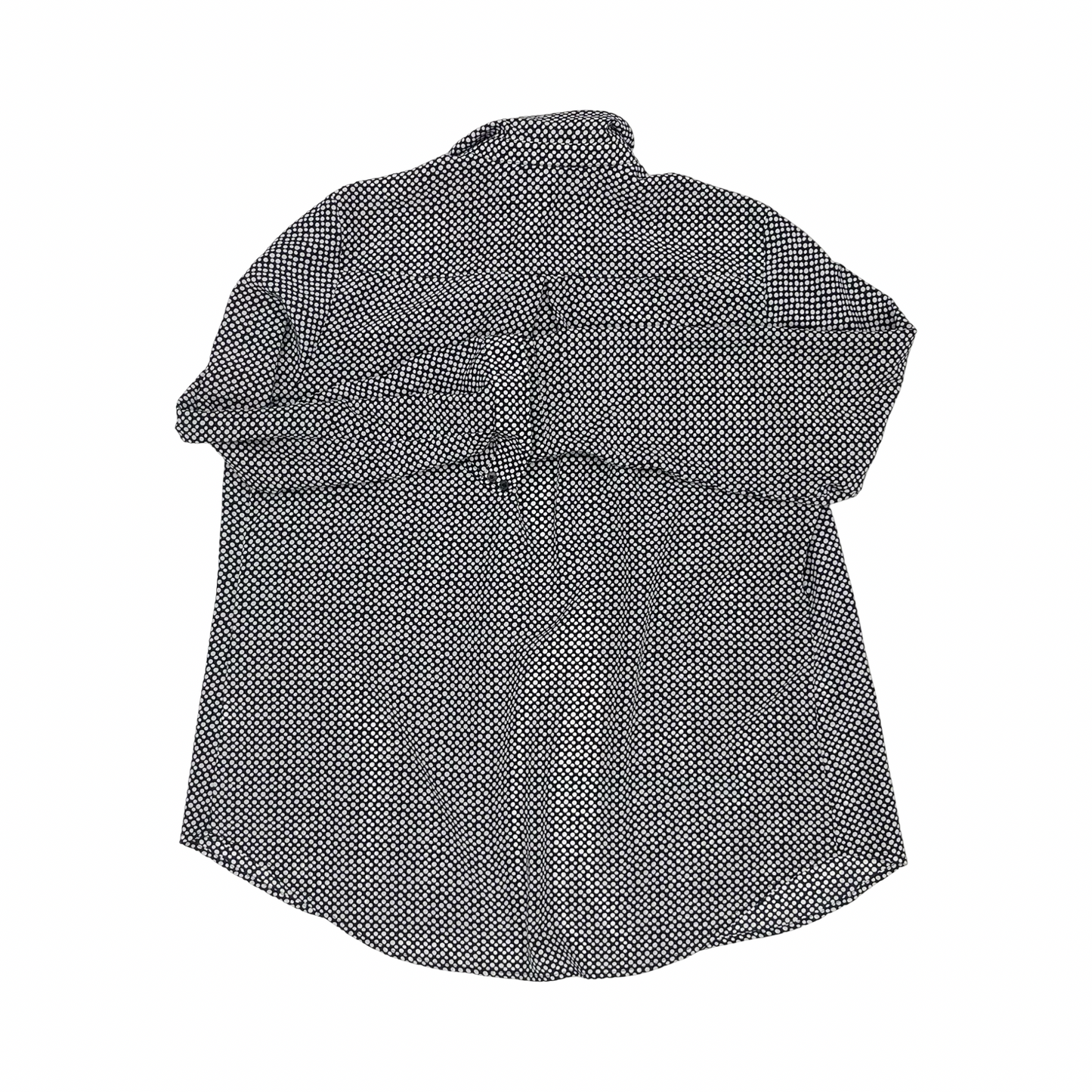 Blouse Ls By Liz Claiborne In Blue & White, Size:Xl