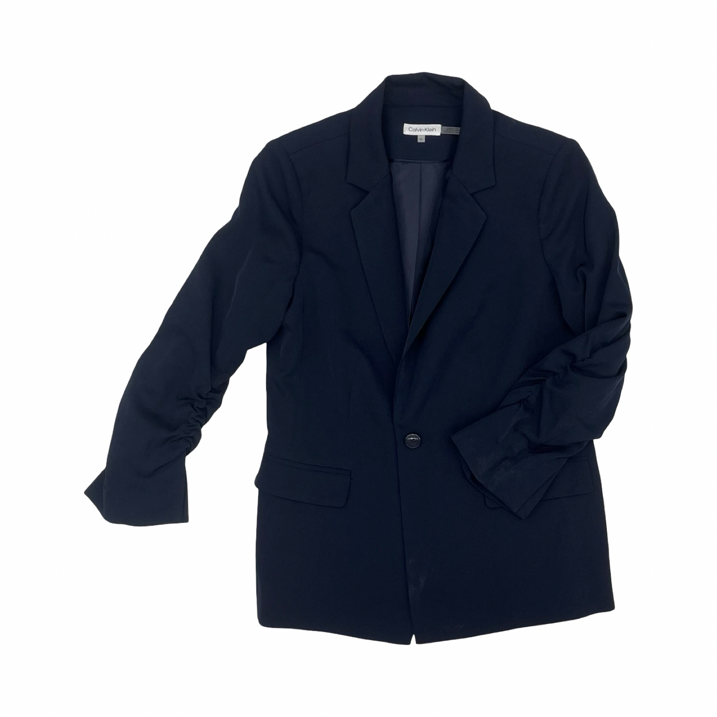 Blazer By Calvin Klein In Navy, Size:L