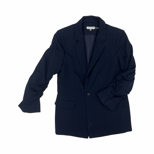 Blazer By Calvin Klein In Navy, Size:L
