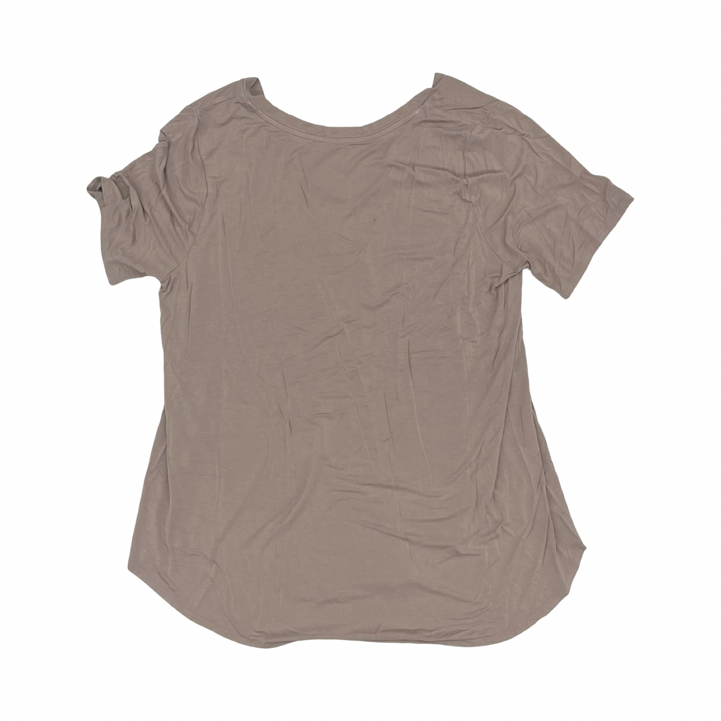 Top Ss By Zenana In Tan, Size:2X