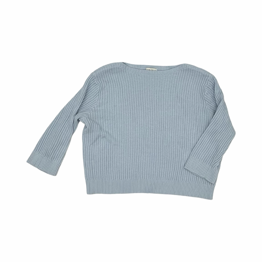 Sweater By Ava & Viv In Blue, Size:3X