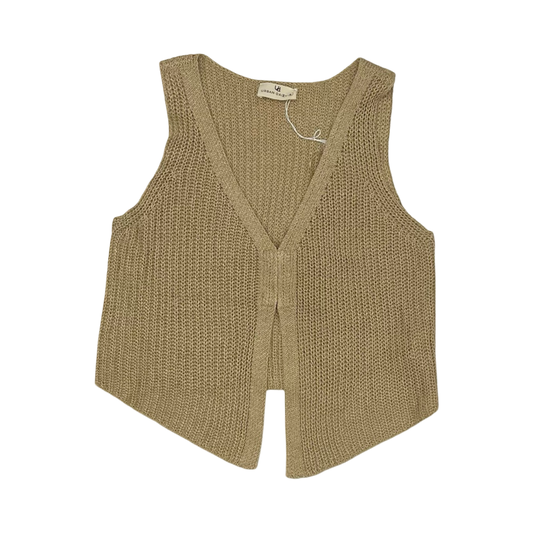 Vest Other By Urban Daizy In Tan, Size:L