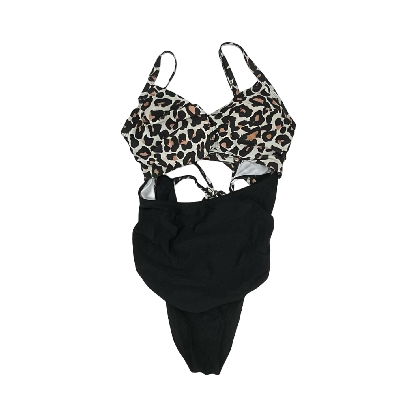 Swimsuit By Clothes Mentor In Leopard Print, Size:Xl