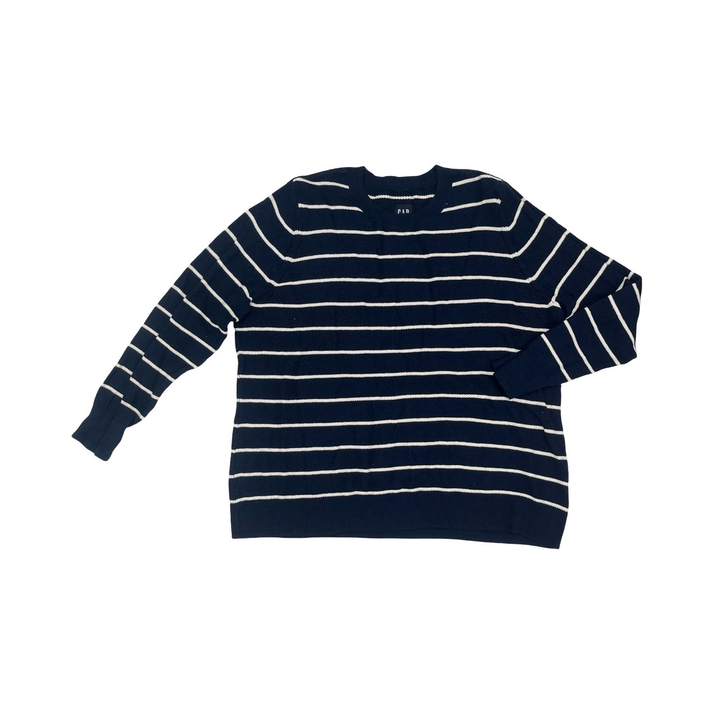 Sweater By Gap In Blue & White, Size:Xxl
