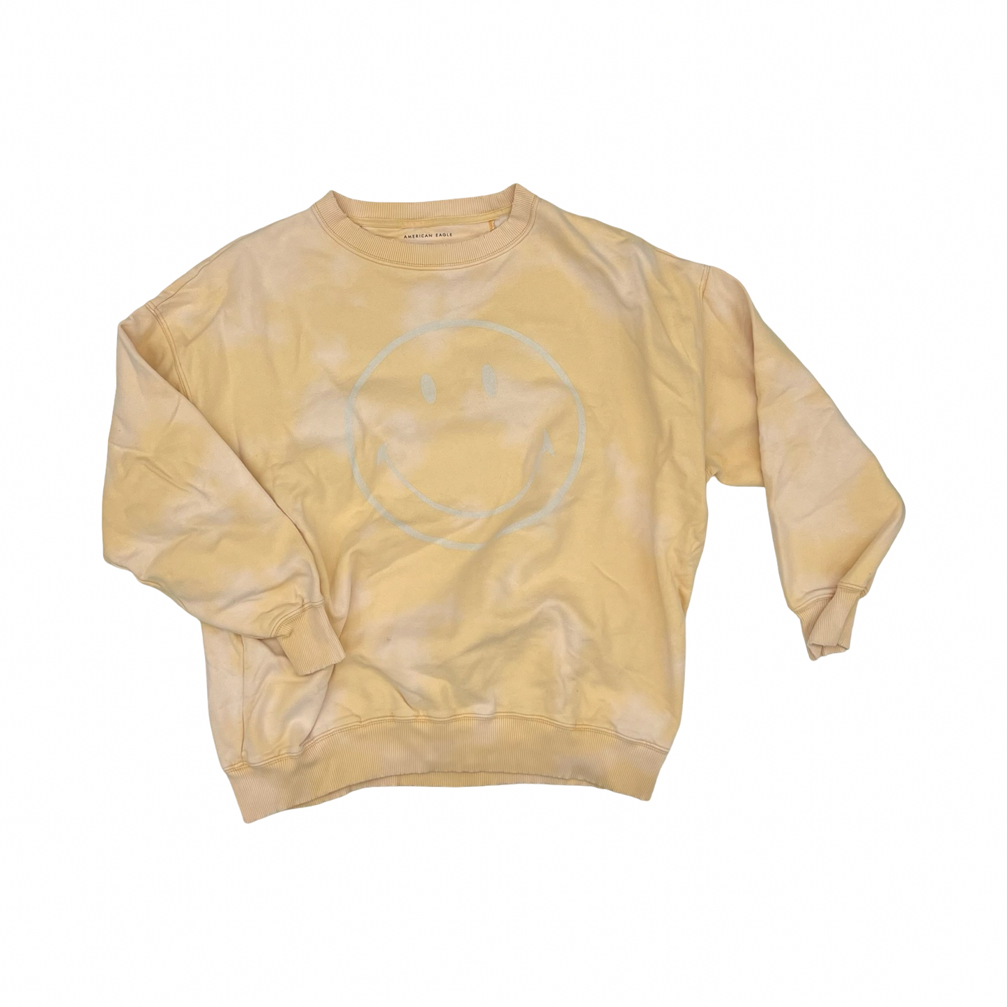 Sweatshirt Crewneck By American Eagle In Orange, Size:S