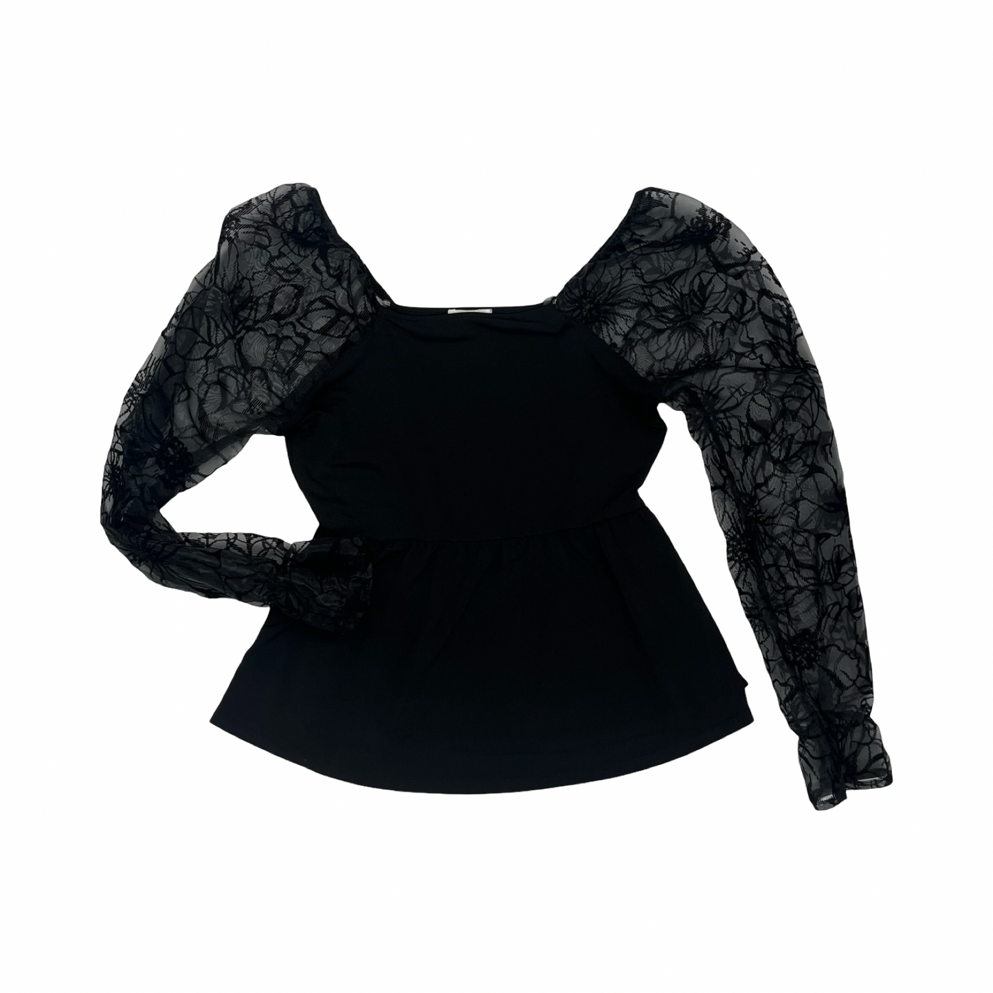 Blouse Ls By Maurices In Black, Size:S