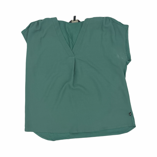 Blouse Ss By Banana Republic In Green, Size:M