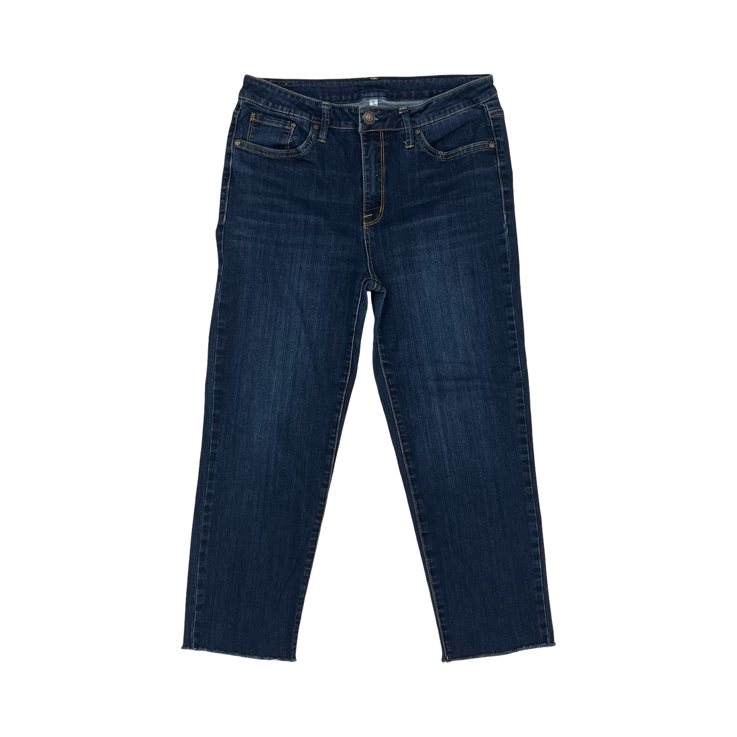 Jeans Straight By Seven 7 In Blue Denim, Size:10