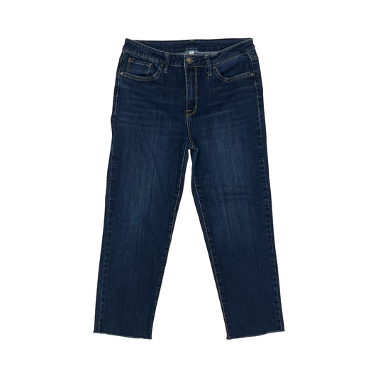 Jeans Straight By Seven 7 In Blue Denim, Size:10