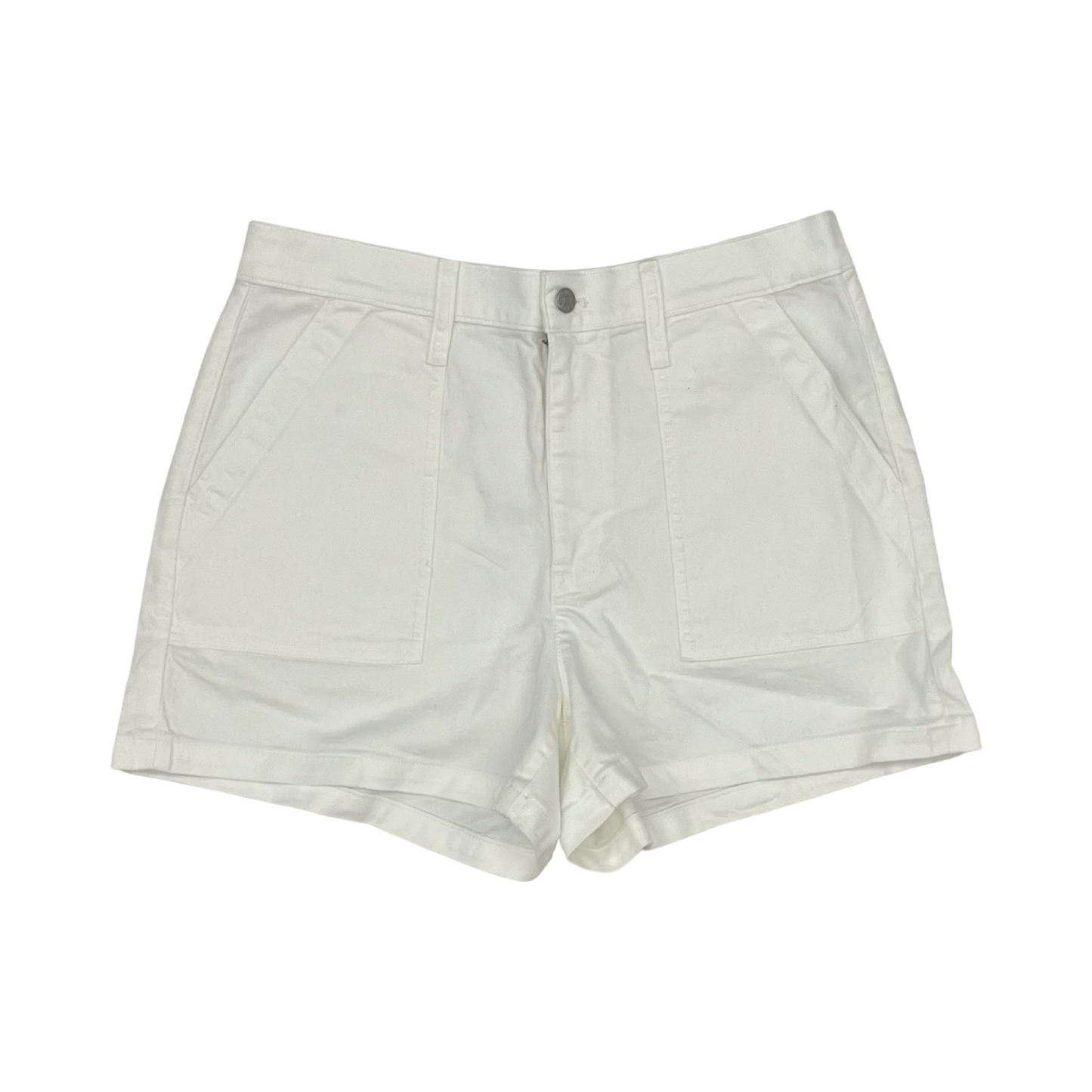 Shorts By J. Crew In White Denim, Size:12