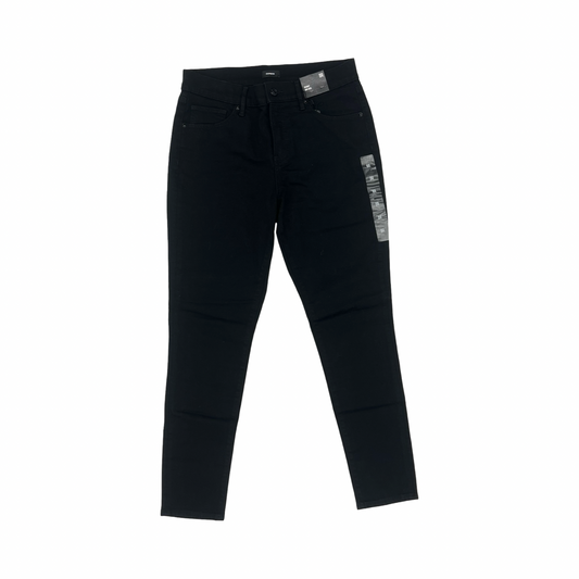 Jeans Skinny By Express In Black Denim, Size:8