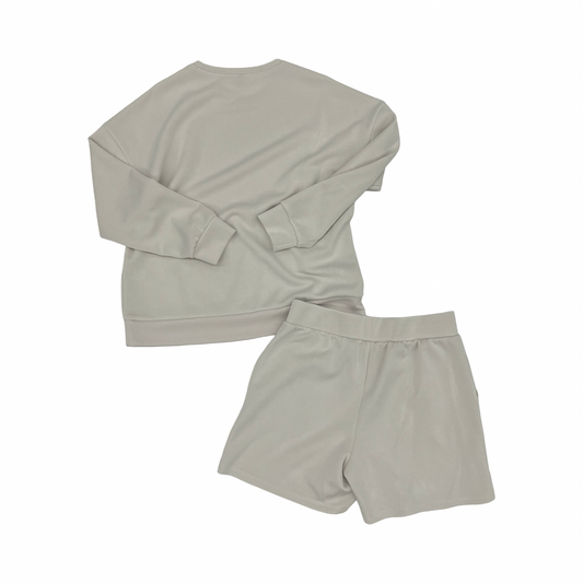 Lounge Set Shorts By Clothes Mentor In Tan, Size:M