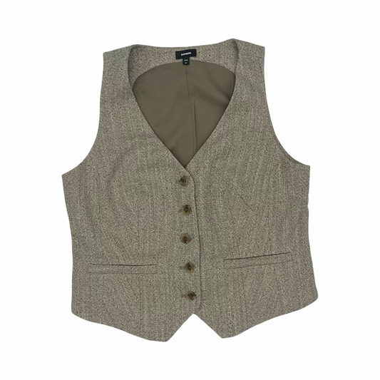 Vest Other By Express In Brown, Size:M
