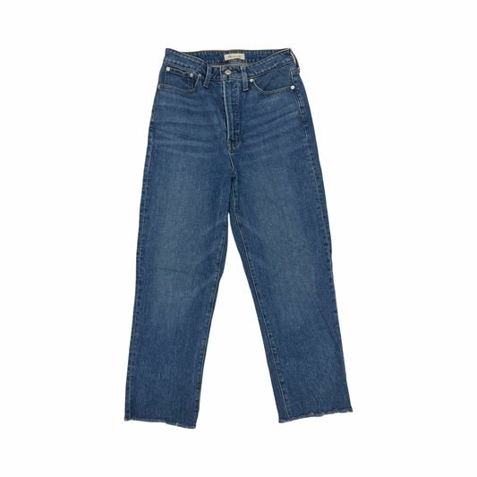 Jeans Straight By Madewell In Blue Denim, Size:8