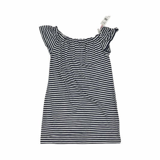 Dress Casual Short By Vineyard Vines In Blue & White, Size:M