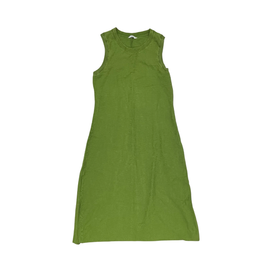 Dress Casual Maxi By Time And Tru In Green, Size:L