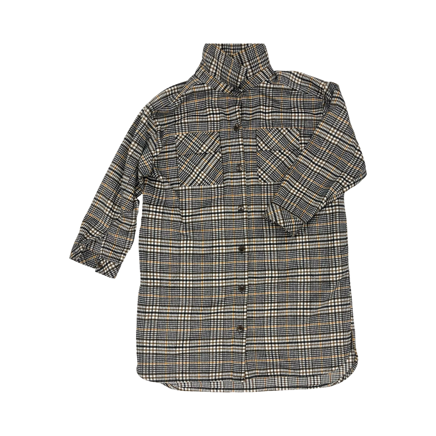 Jacket Shirt By Ruby Rd In Black & Brown, Size:Xl