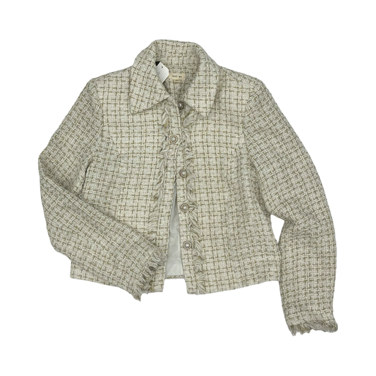 Blazer By Clothes Mentor In Tan, Size:M