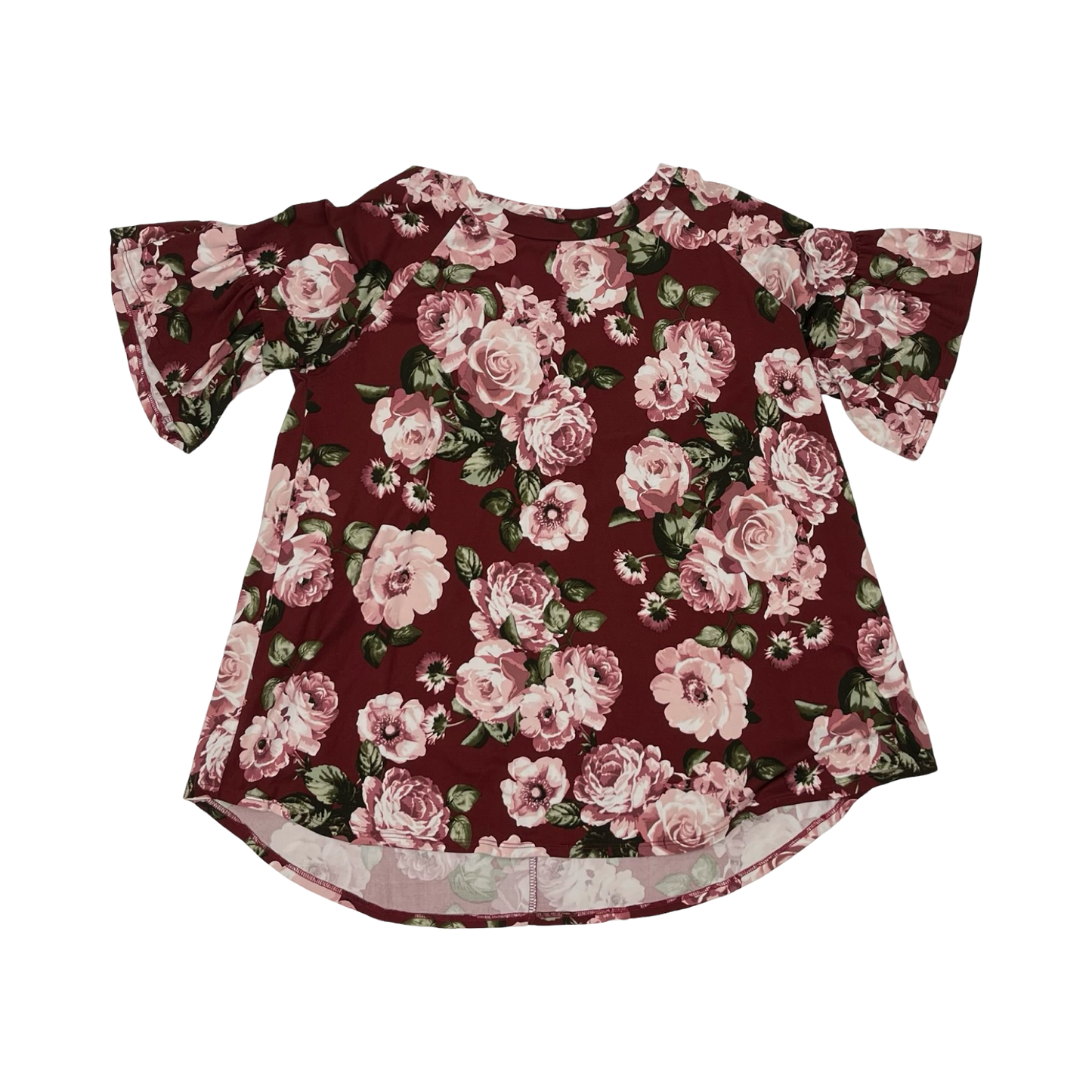 Top Ss By Sweet Pea In Maroon, Size:L