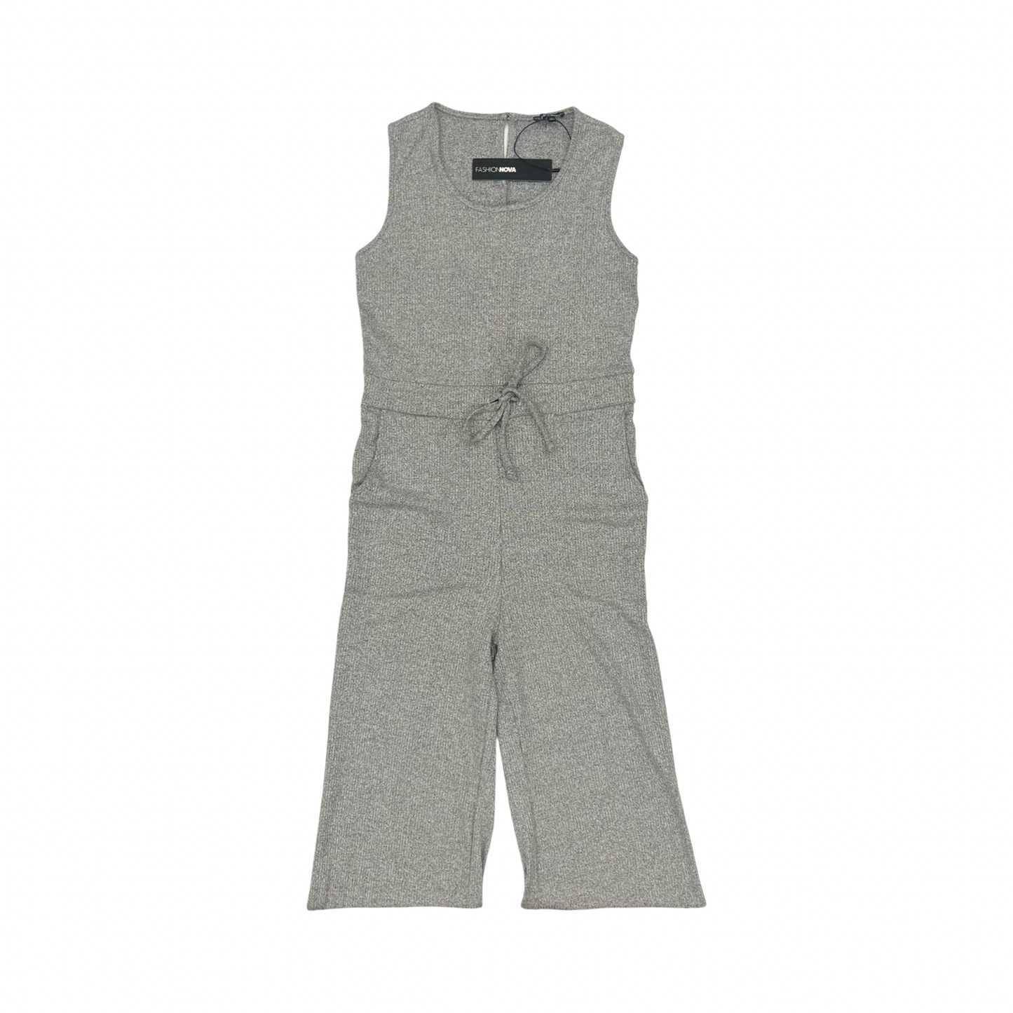 Jumpsuit By Fashion Nova In Grey, Size:L