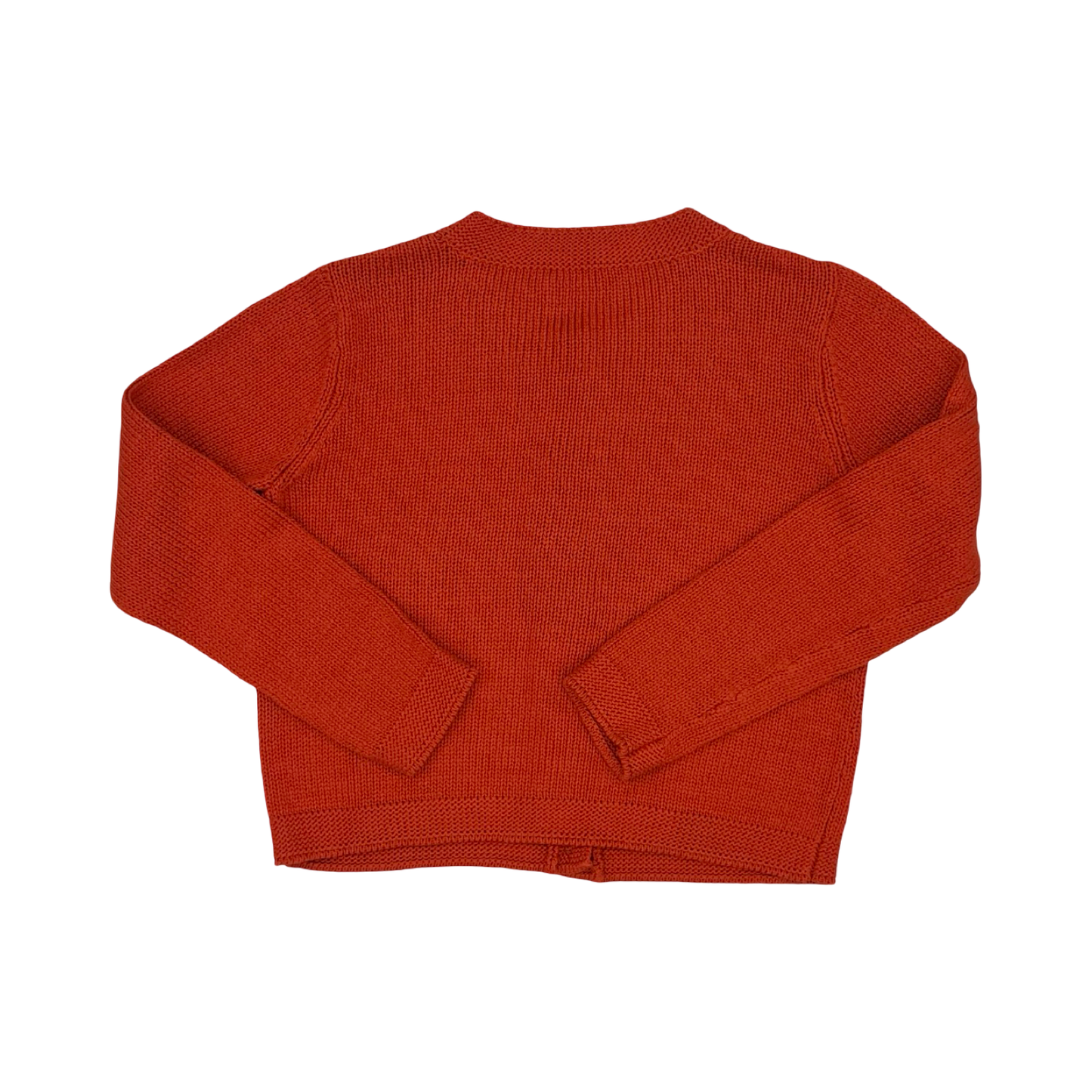 Sweater Cardigan By Talbots In Orange, Size:S