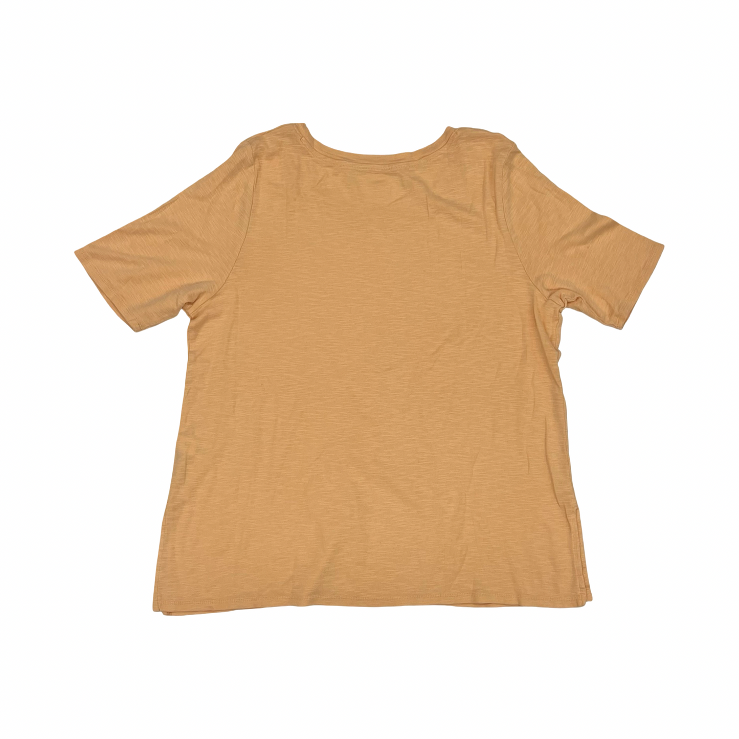 Top Ss Basic By J. Jill In Orange, Size:Xl