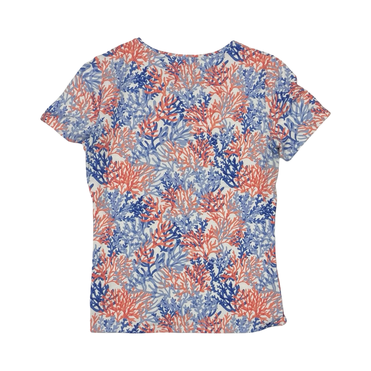 Top Ss By Talbots In Blue & Orange, Size:Sp