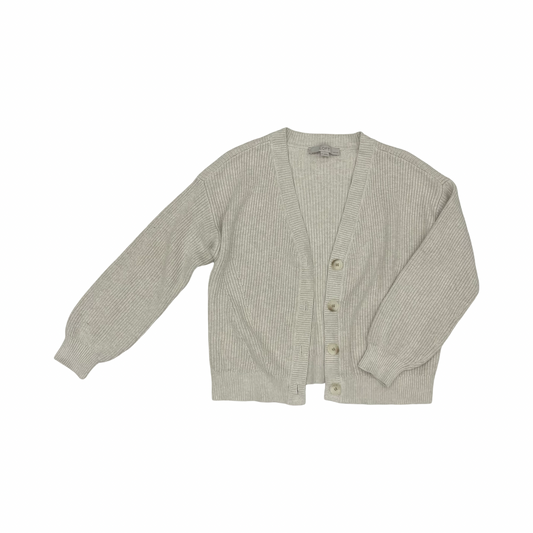 Sweater Cardigan By Loft In Cream, Size:Lp
