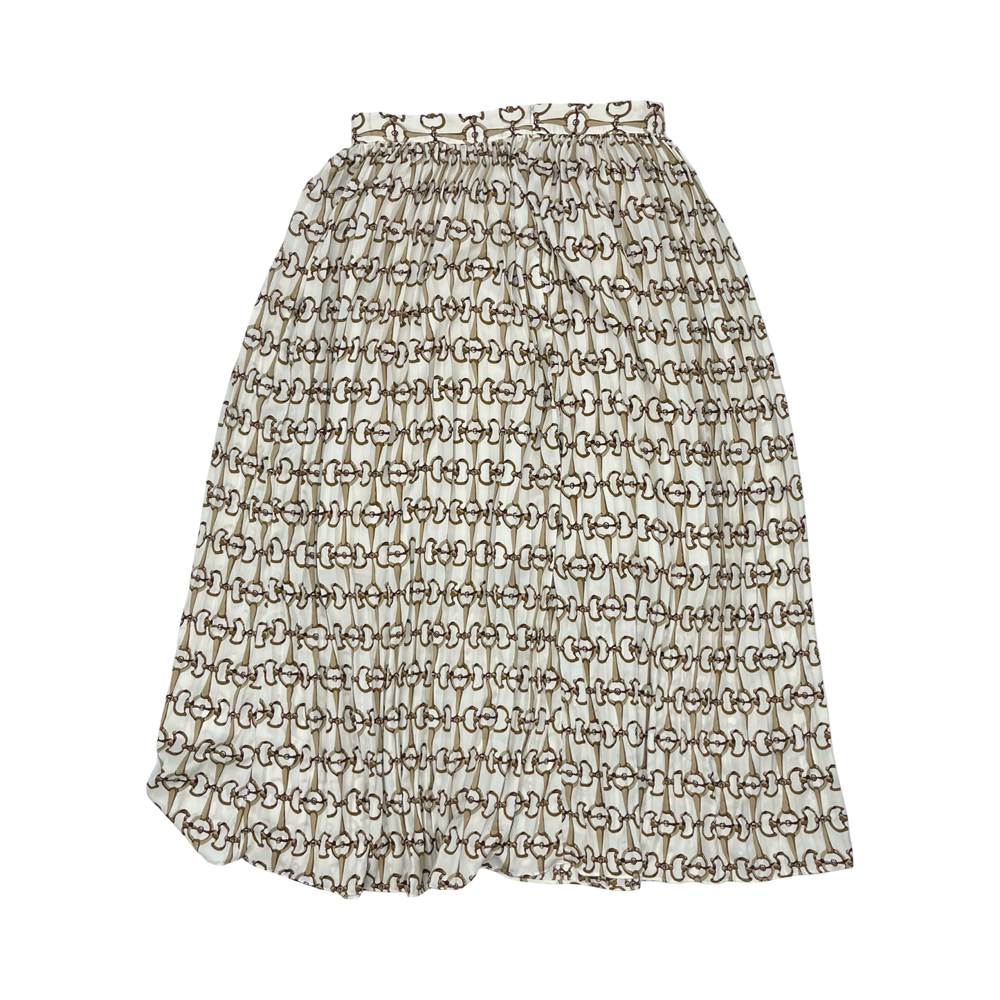 Skirt Midi By Banana Republic In Cream, Size:12