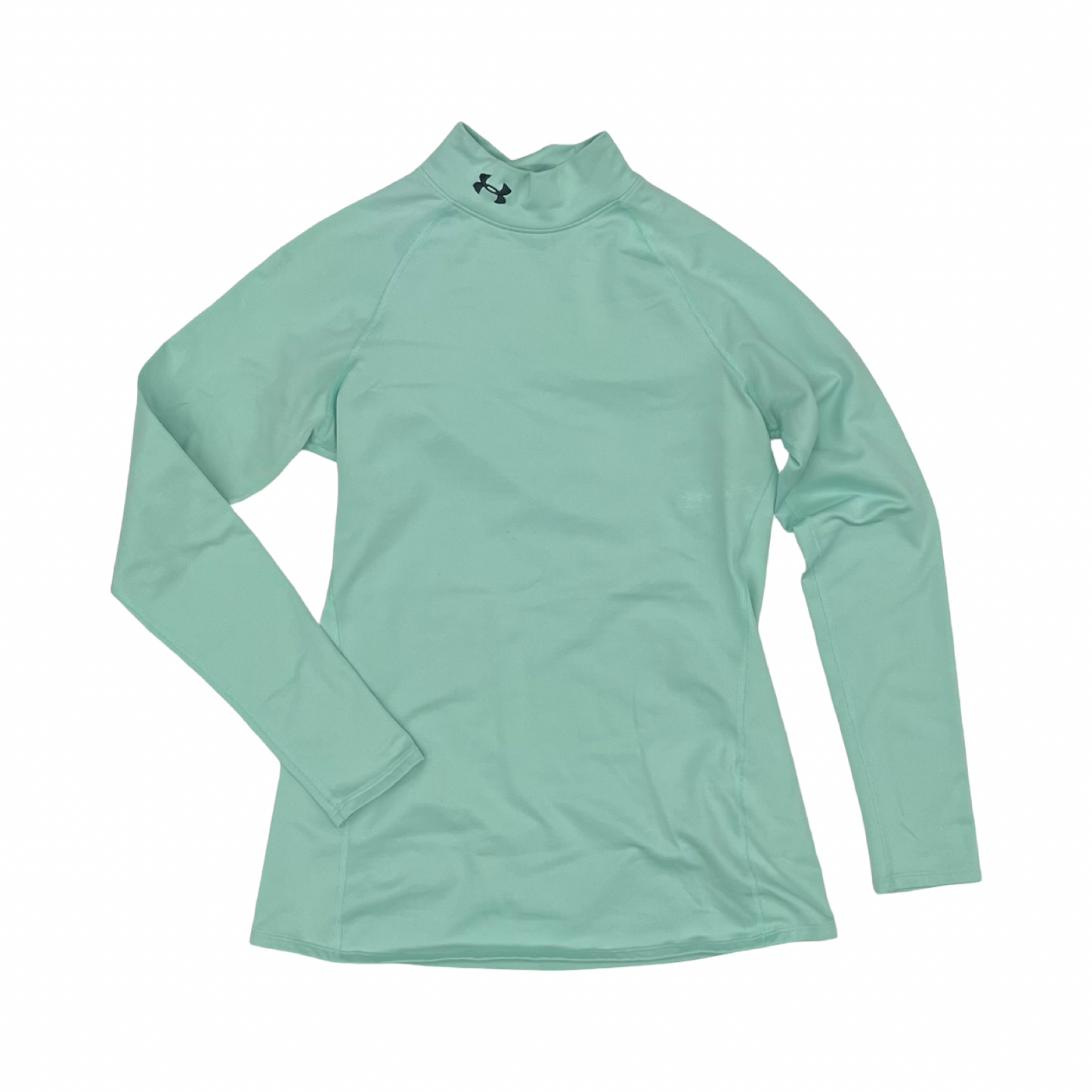 Athletic Top Ls Collar By Under Armour In Blue, Size:M