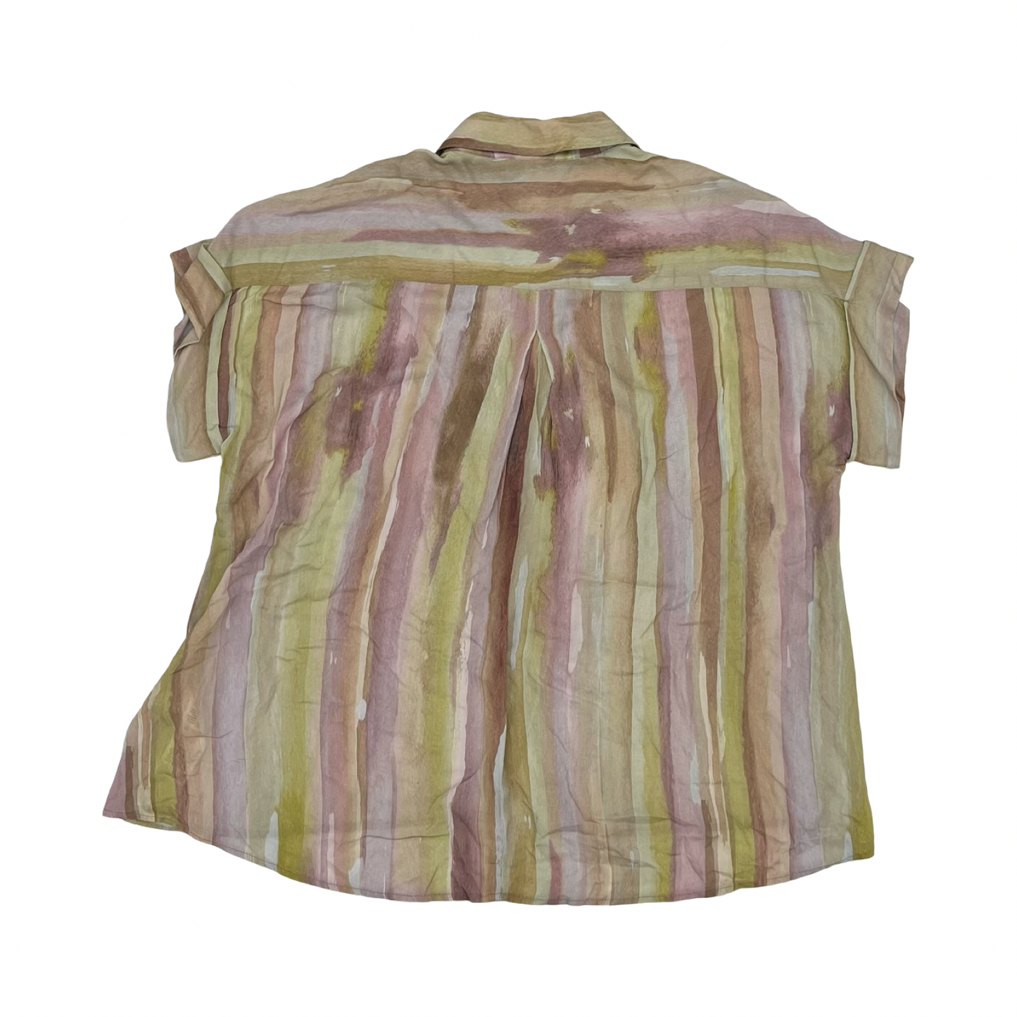 Blouse Ss By Liverpool In Tan, Size:Xs